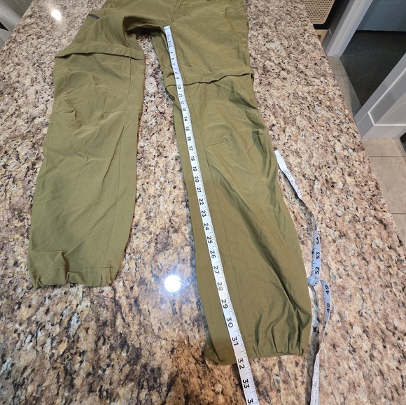 Stio Coburn XT Convertible Pant Green Men's 32X32 Hiking Outdoor - Picture 6 of 15